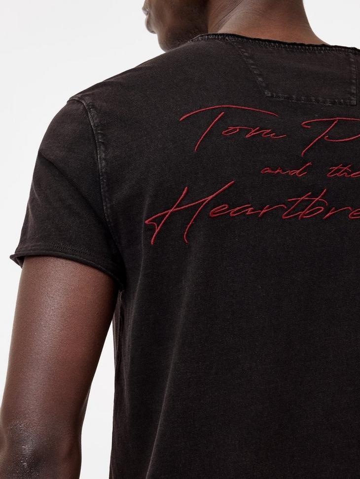 John Varvatos Tom Petty Black White Tee Product Image