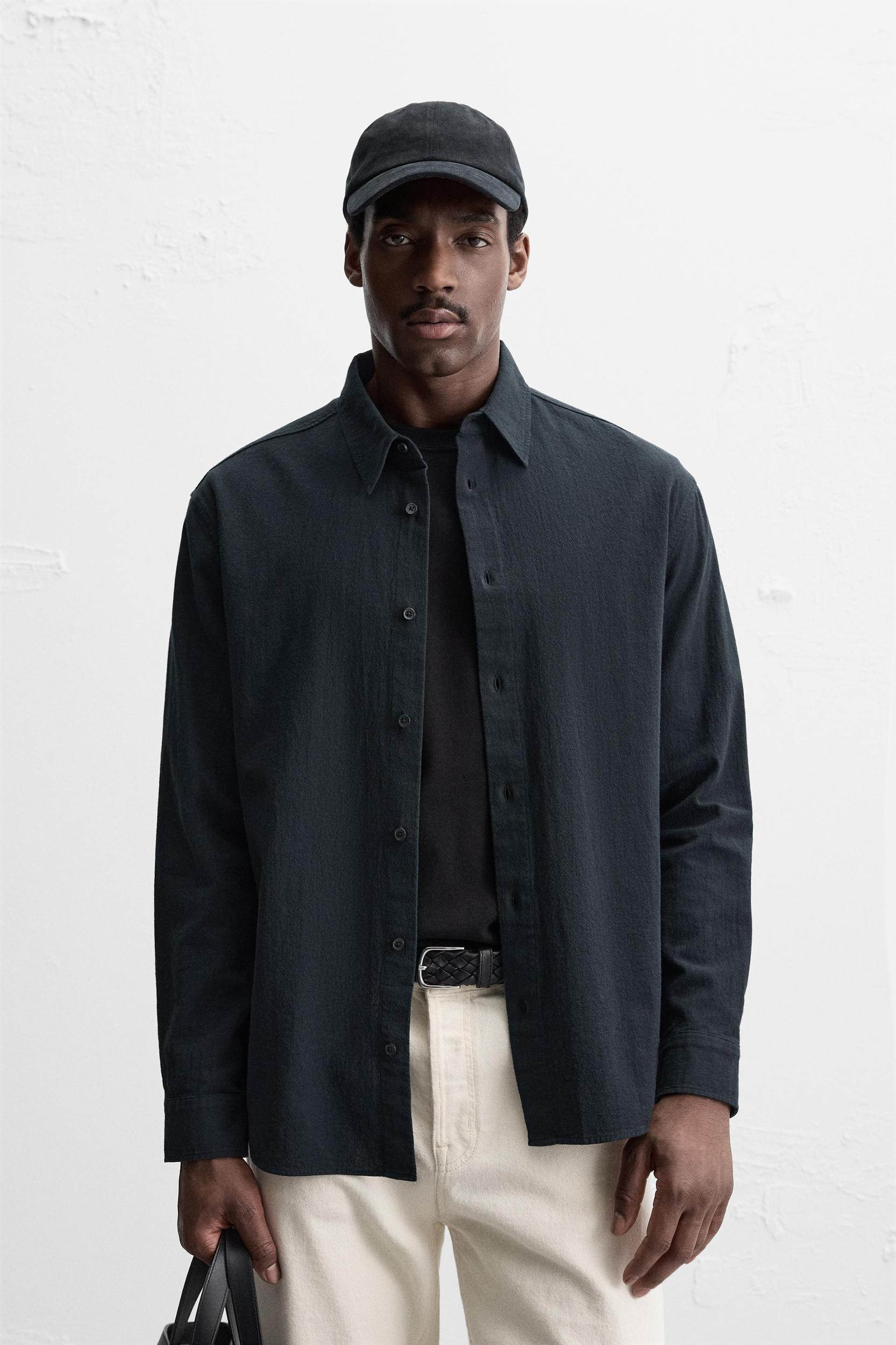 TEXTURED JACQUARD SHIRT Product Image