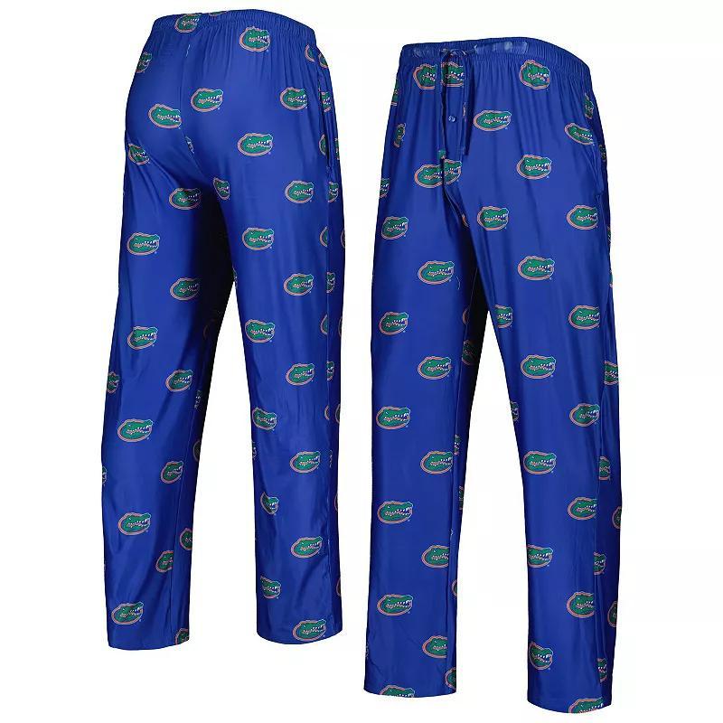 Mens Concepts Sport Royal Florida Gators Logo Flagship Allover Print Pants Product Image