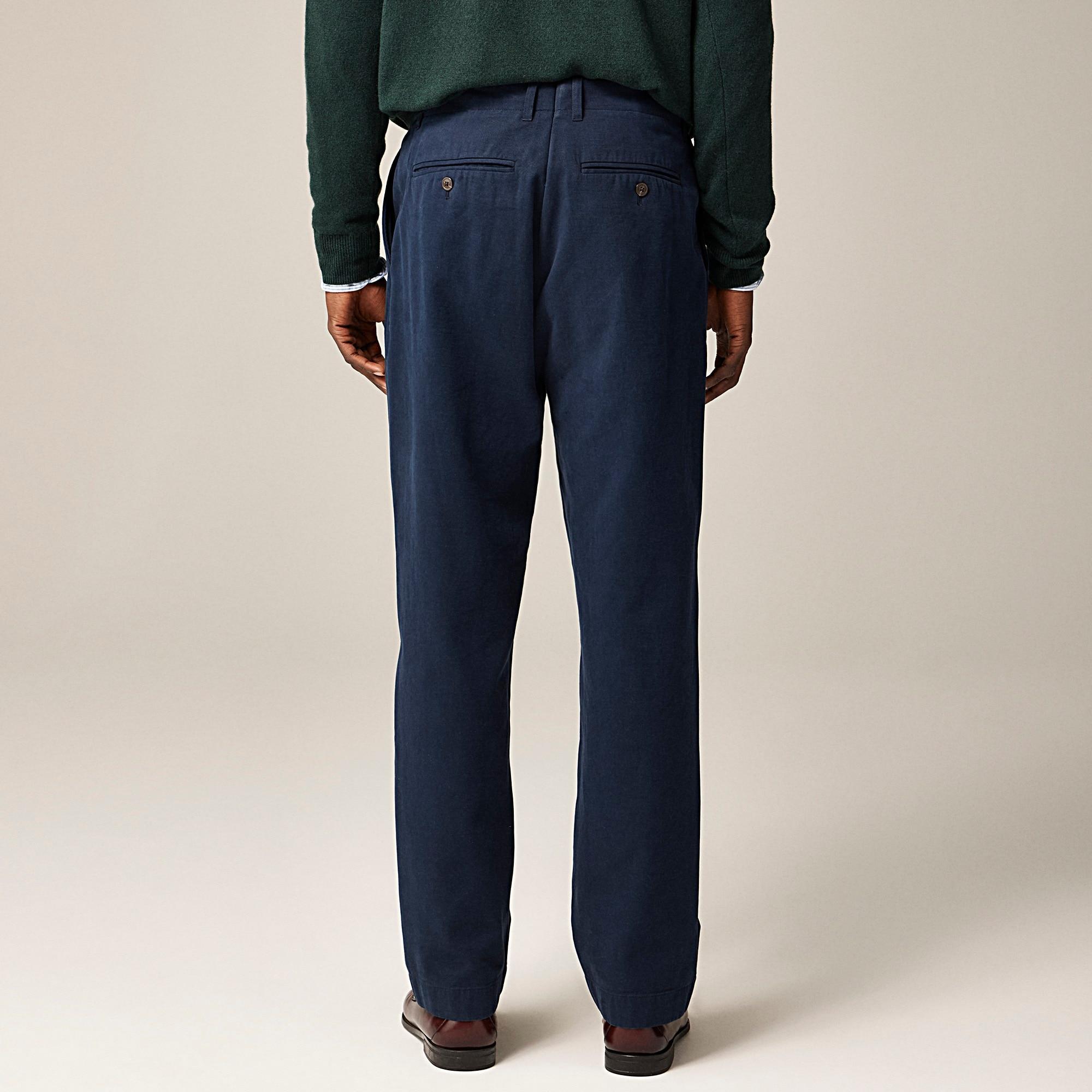 Kenmare Relaxed-fit suit pant in Italian cotton blend Product Image