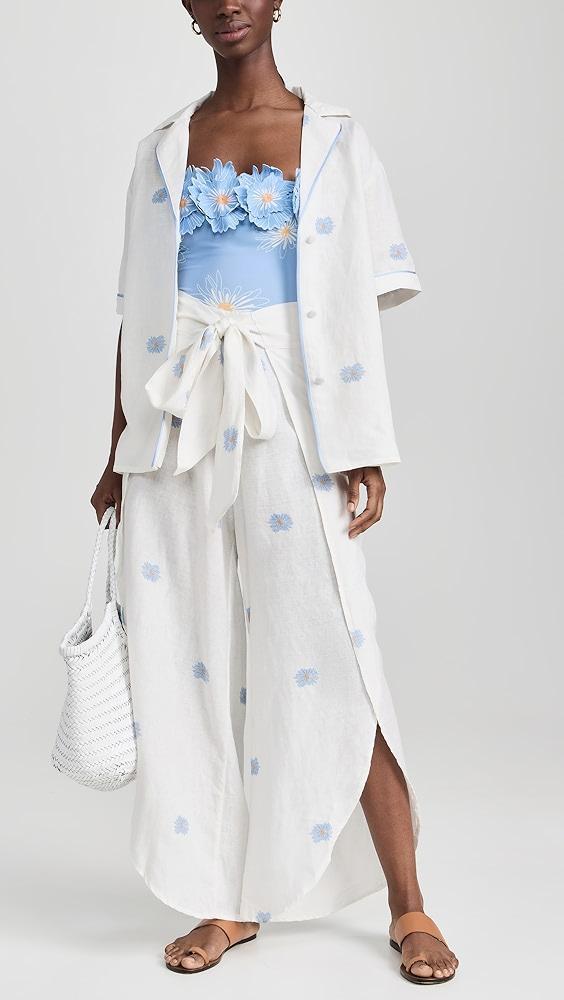 Ancora Daisy Blues Maxi Shirt | Shopbop Product Image