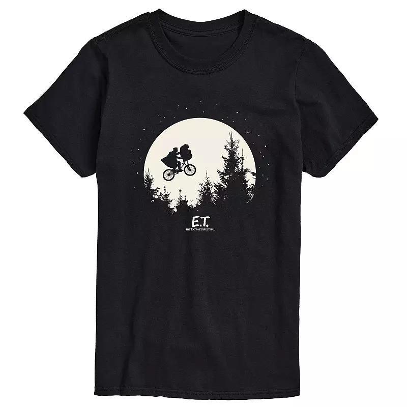 Men's ET Bike Moon Tee, Size: Large, Black Product Image