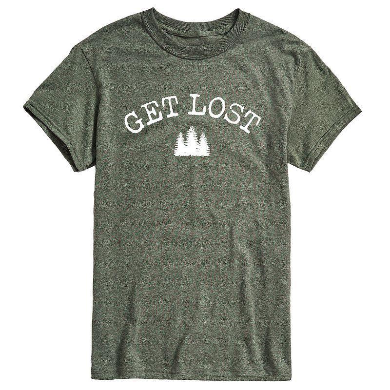 Men's Get Lost Tee, Size: XL, Dark Brown Product Image