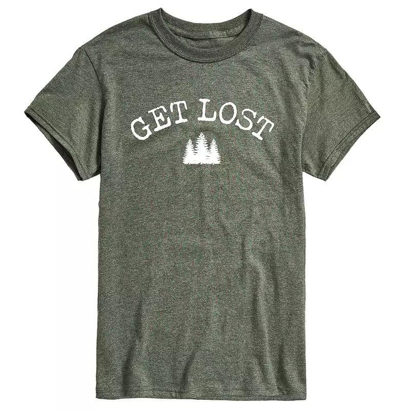 Men's Get Lost Tee, Size: XL, Dark Brown Product Image