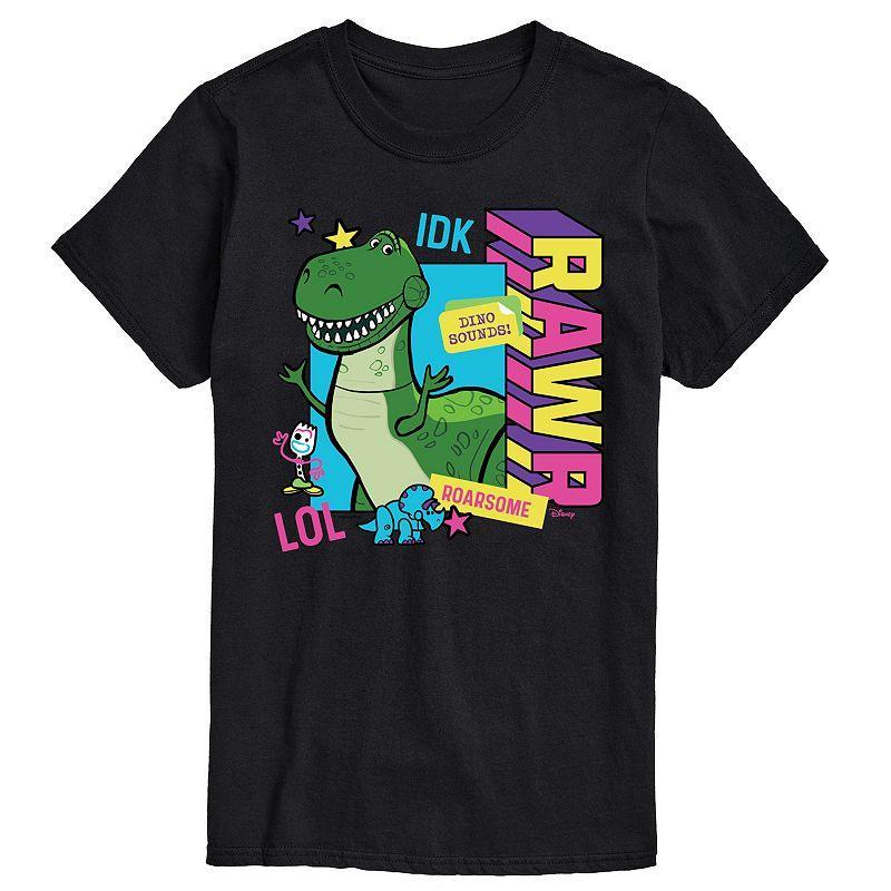 Disney / Pixar's Toy Story 4 Men's Rex Graphic Tee, Size: XS, Black Product Image