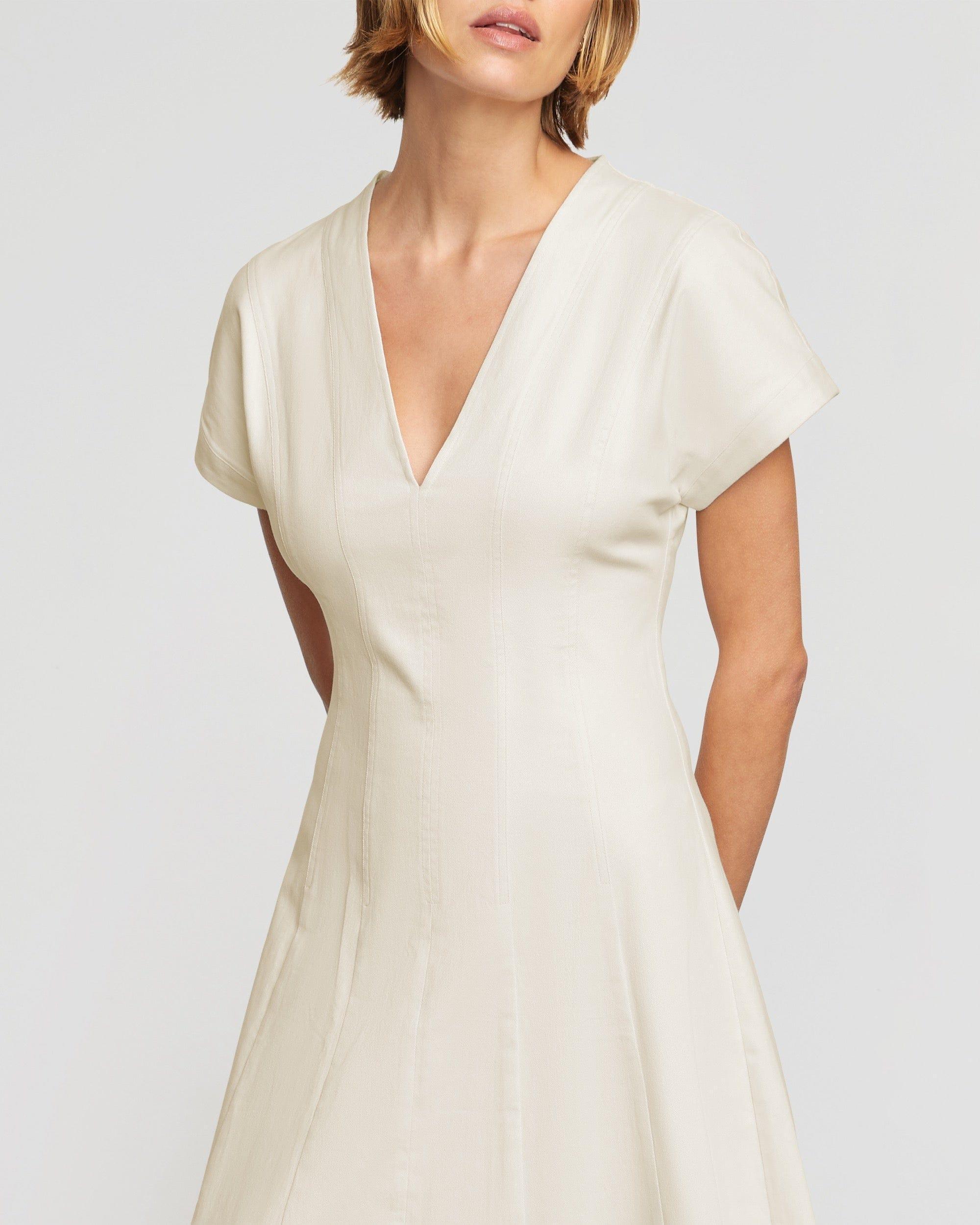 Ember Cotton Twill A-Line Dress Product Image