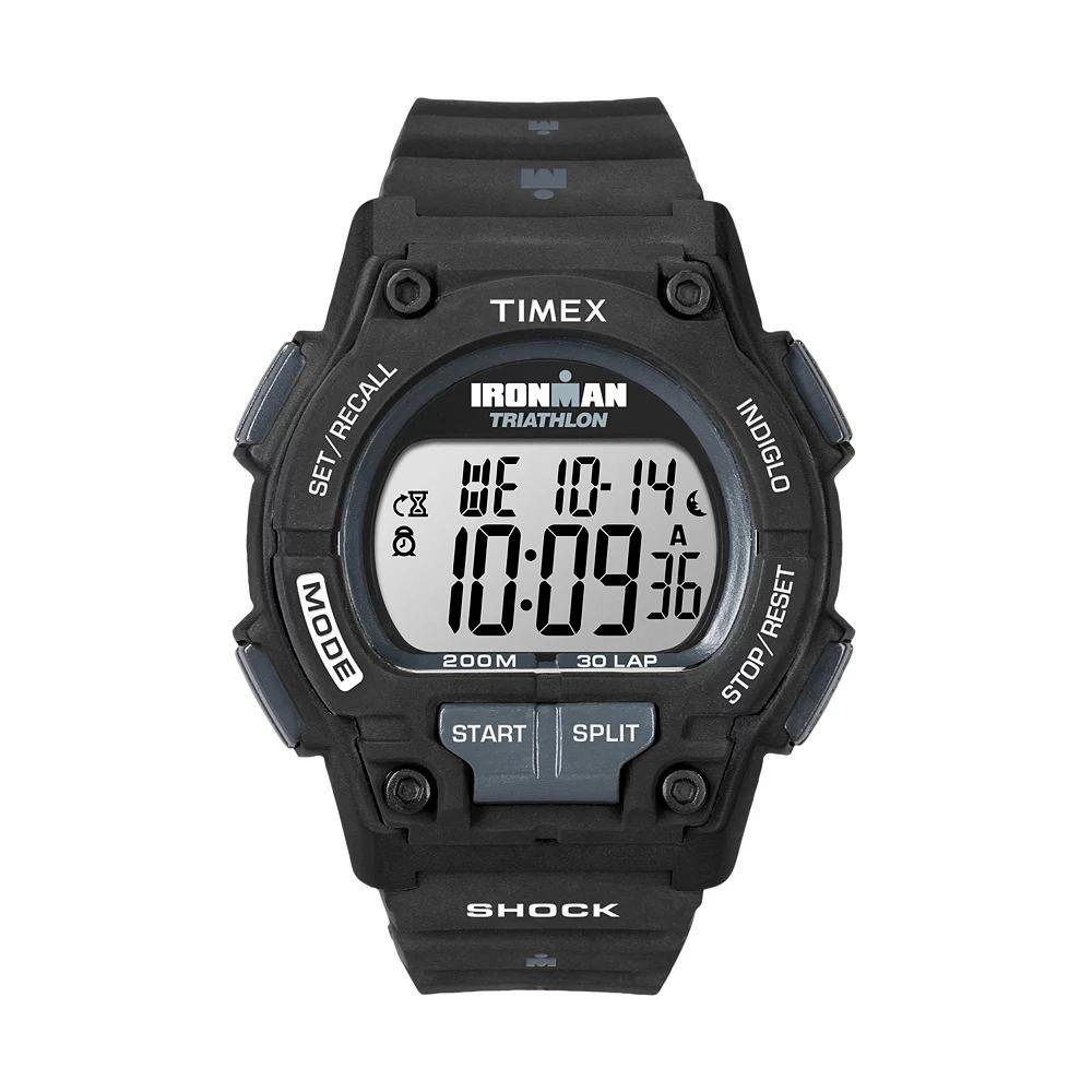 Timex® Men's Ironman 30-Lap Digital Watch - T5K1969J, Black Product Image