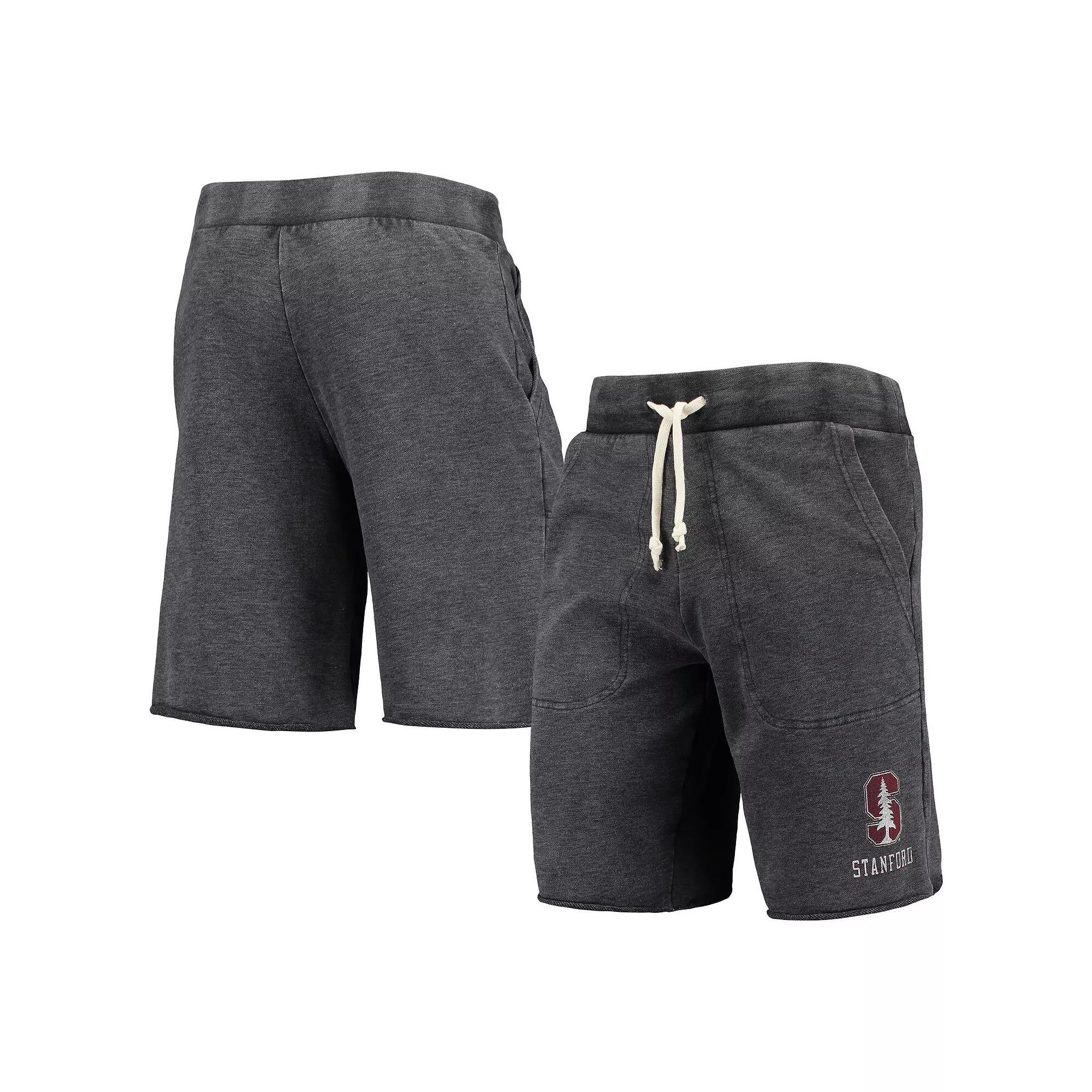 Mens Heathered Black Alternative Apparel Stanford Cardinal Victory Lounge Shorts Product Image