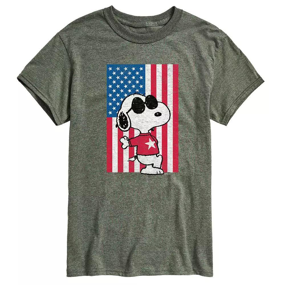 Men's Peanuts Joe Cool Flag Tee,  Product Image
