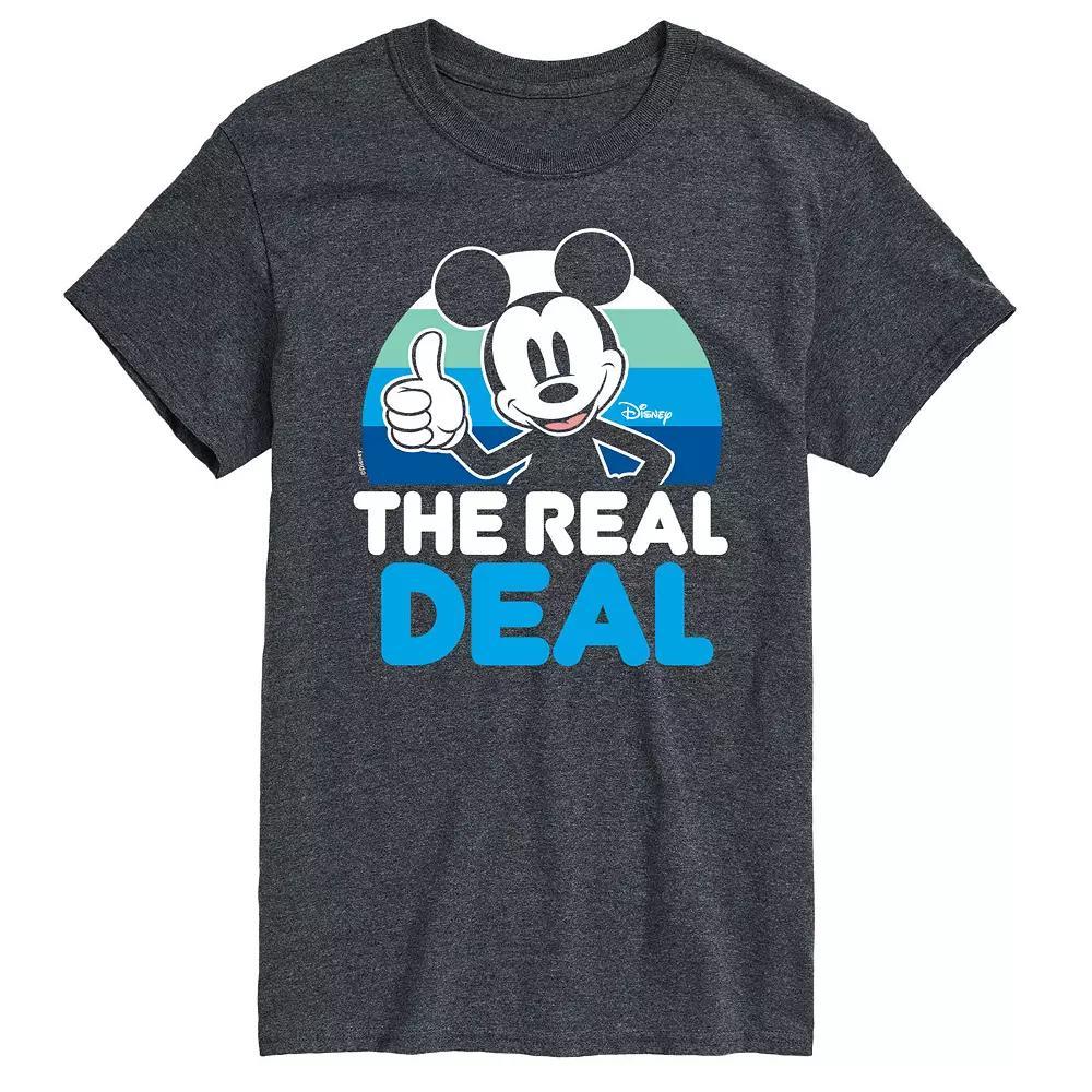Disney's Mickey Mouse Big & Tall Real Deal Graphic Tee, Men's,  Product Image