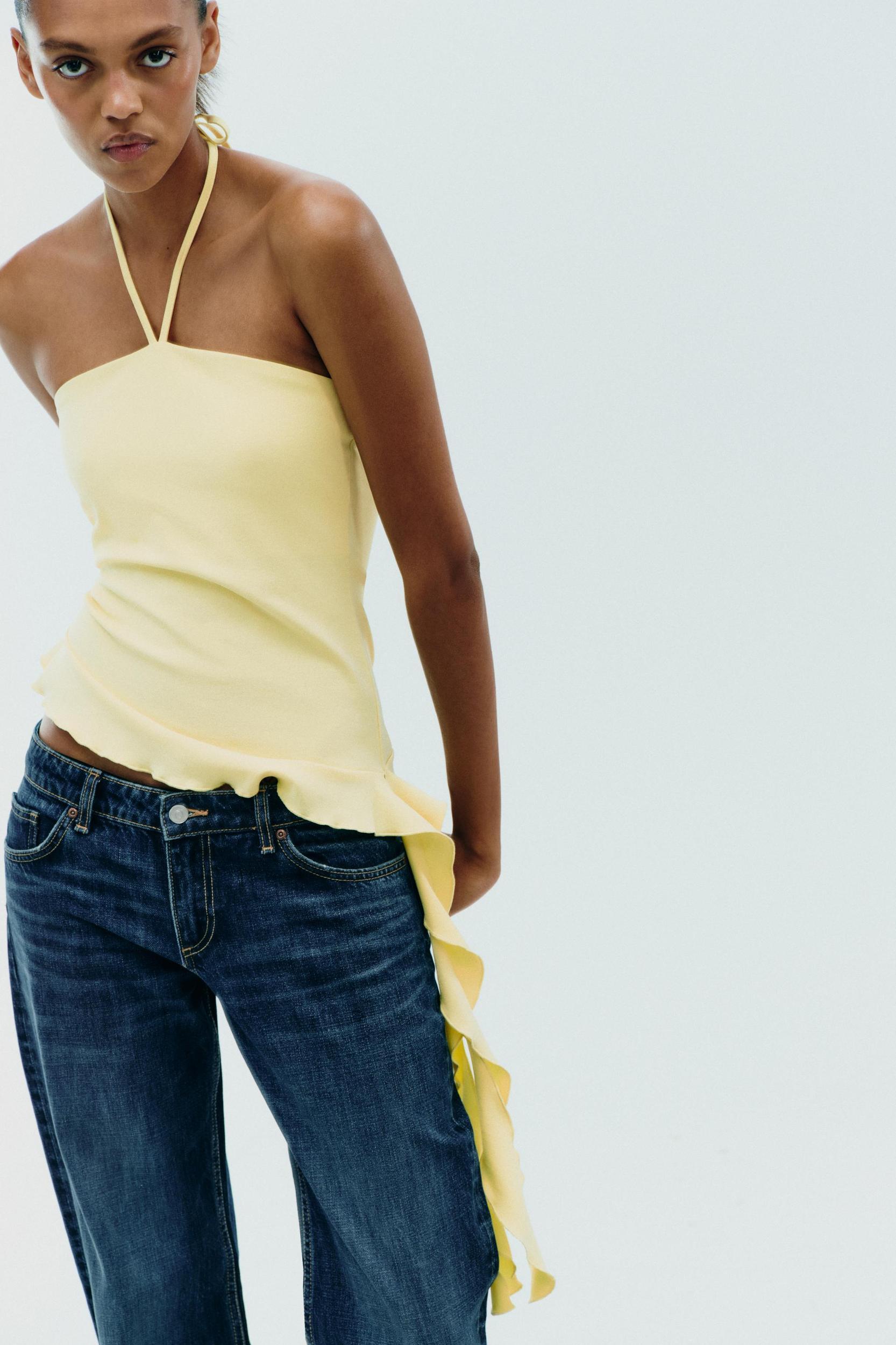 RUFFLED TEXTURED TOP Product Image