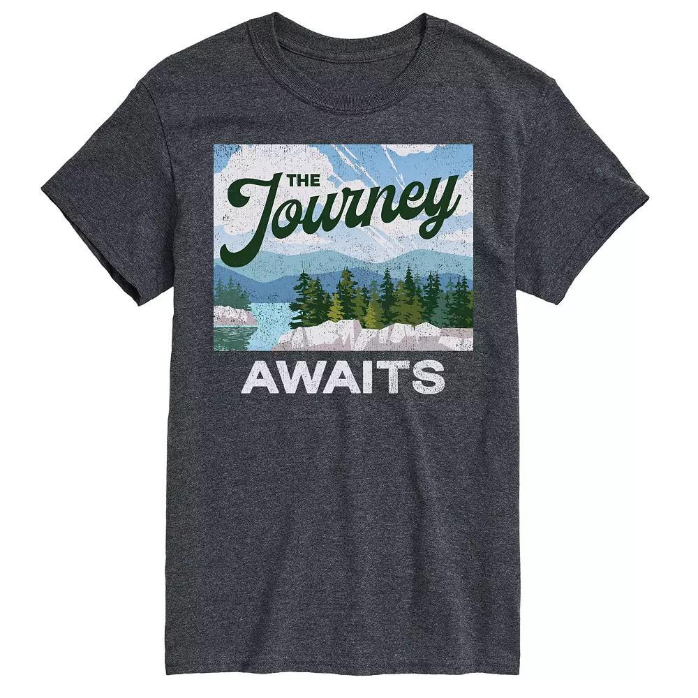 Big & Tall The Journey Awaits Tee, Men's,  Product Image