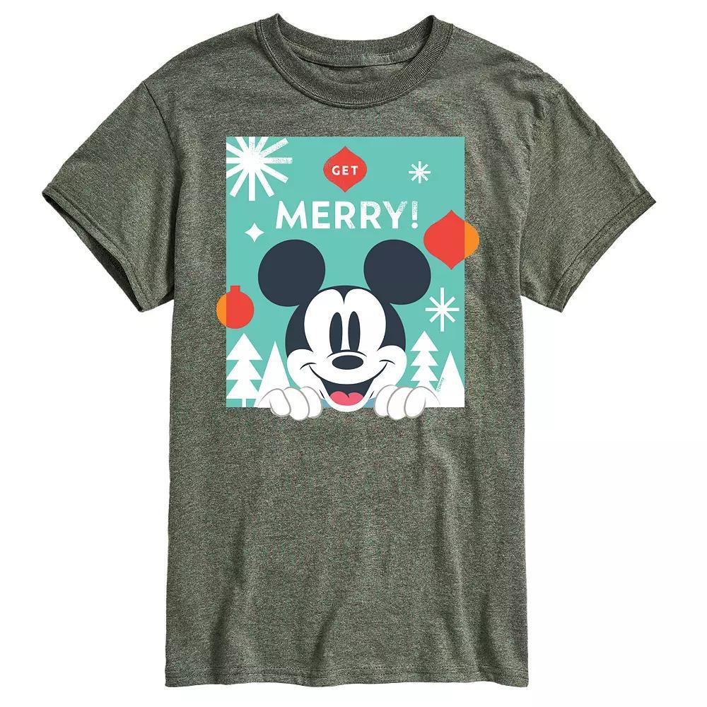 Disney's Big & Tall Get Merry Graphic Tee, Men's,  Product Image