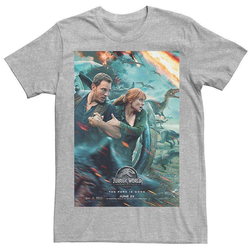 Mens Jurassic World Two Owen Claire Movie Poster Tee Product Image