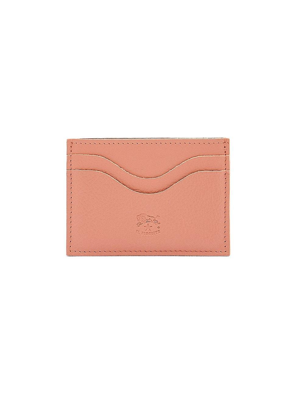 Womens Baratti Metallic Leather Card Case Product Image