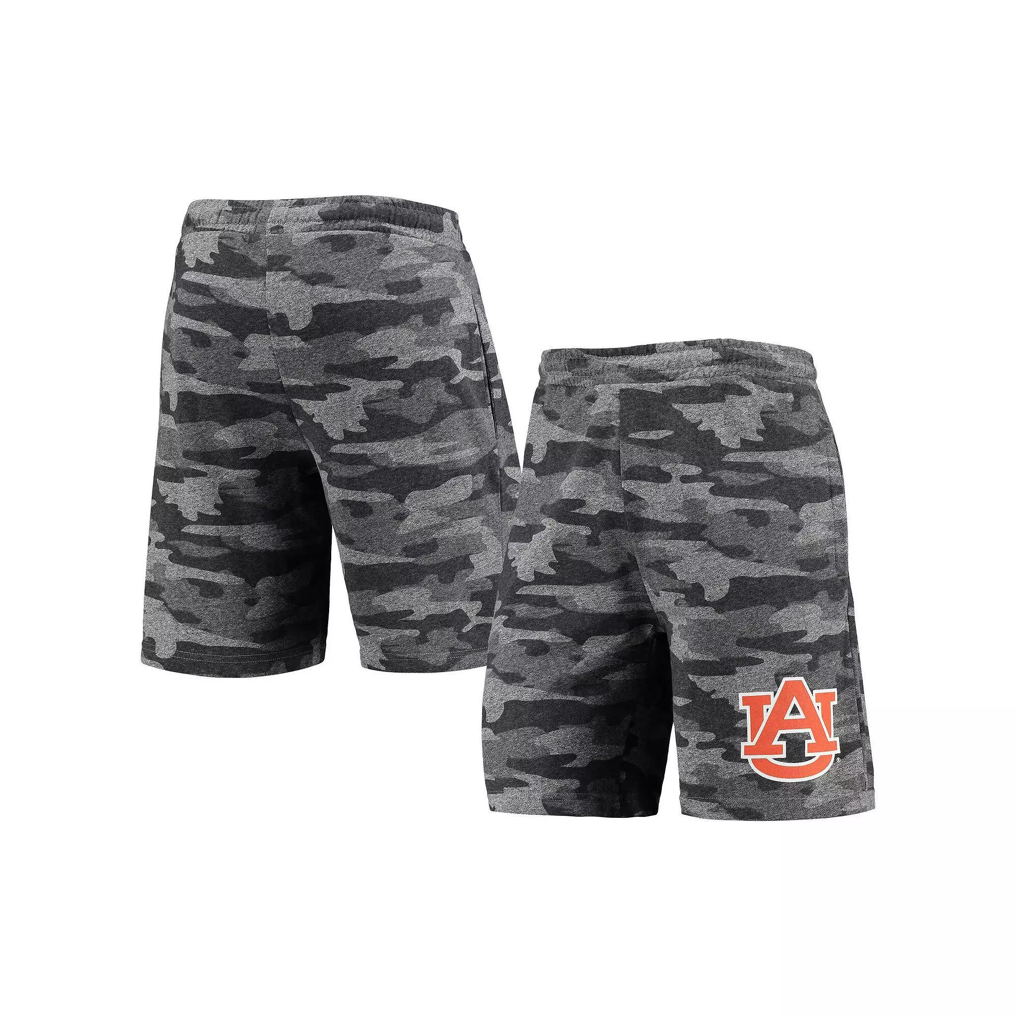Men's Concepts Sport Charcoal/Gray Auburn Tigers Camo Backup Terry Jam Lounge Shorts, Size: Medium Product Image