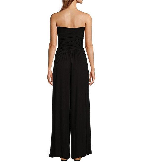 Every Knit Strapless Neck Sleeveless Pull-On Jumpsuit Product Image