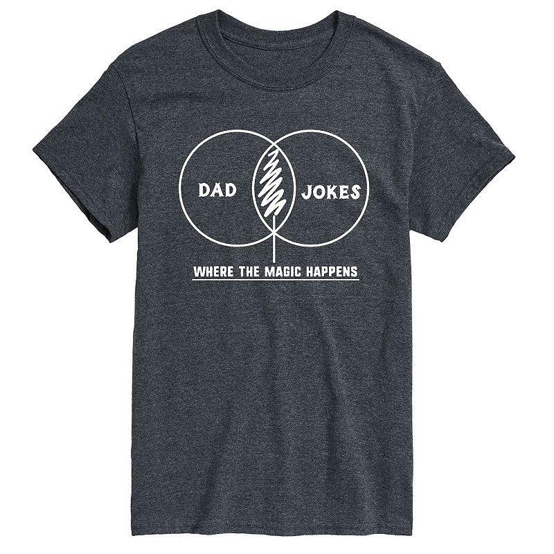 Men's Dad Joke Venn Diagram Tee,  Product Image