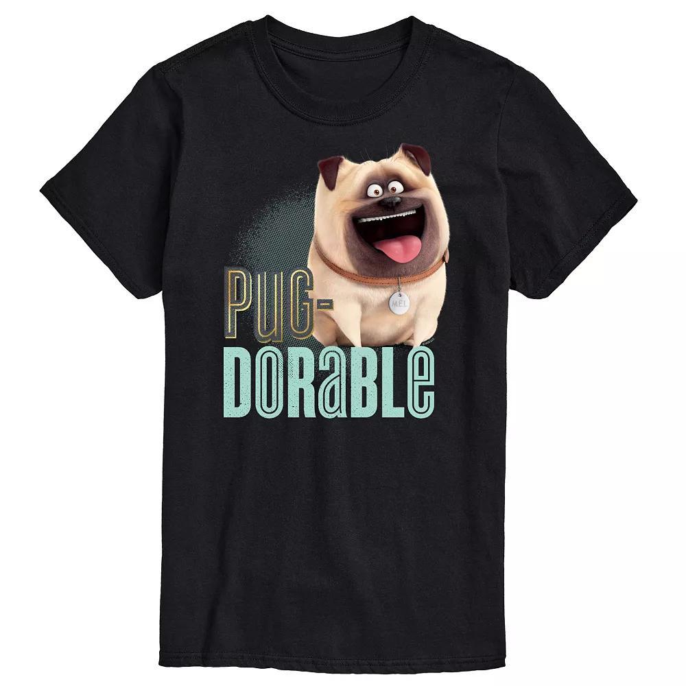 Men's The Secret Life of Pets Pug-Dorable Graphic Tee,  Product Image
