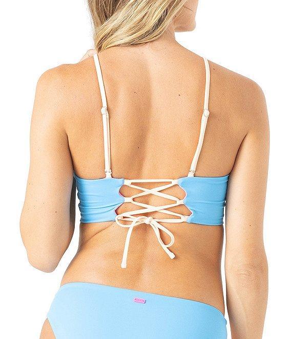 Roxy Surf City Color Block Soft Stretch Low Waist Hipster Swim Bottom Product Image