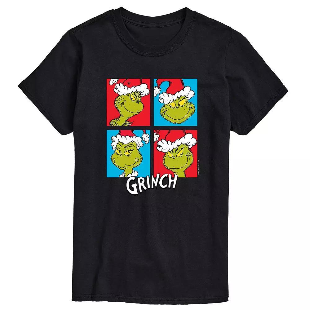 Men's Dr. Seuss Grinch Grid Tee,  Product Image