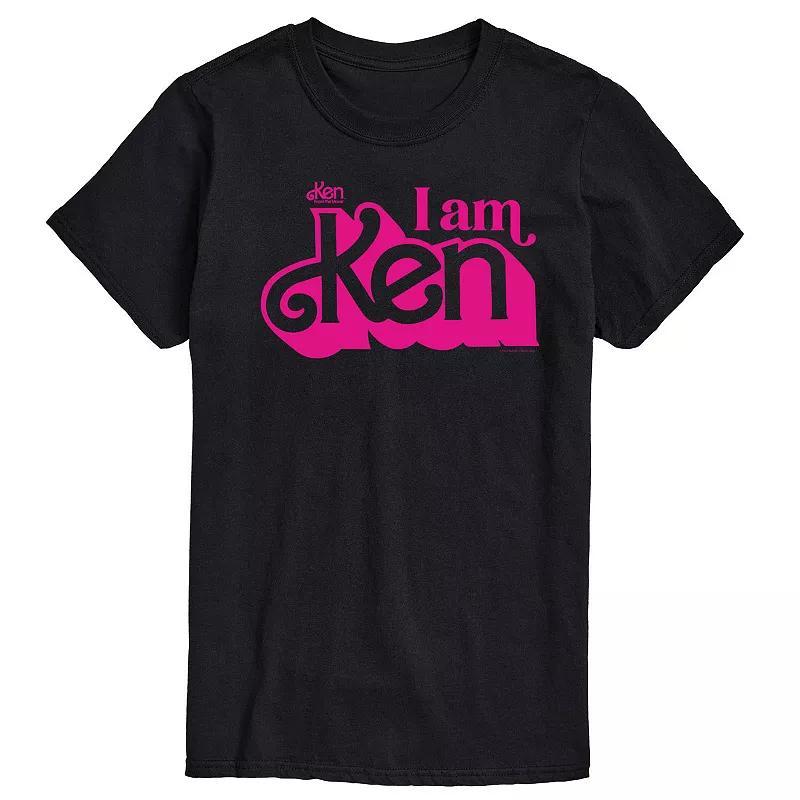 Big & Tall Barbie™ The Movie I Am Ken Graphic Tee, Men's, Size: 6XB, White Product Image