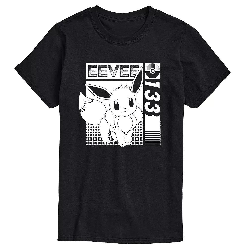 Big & Tall Pokemon Eevee 133 Tee, Men's,  Product Image