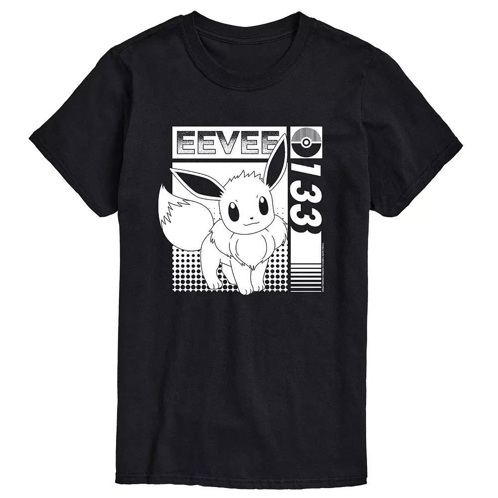 Big & Tall Pokemon Eevee 133 Tee, Men's,  Product Image