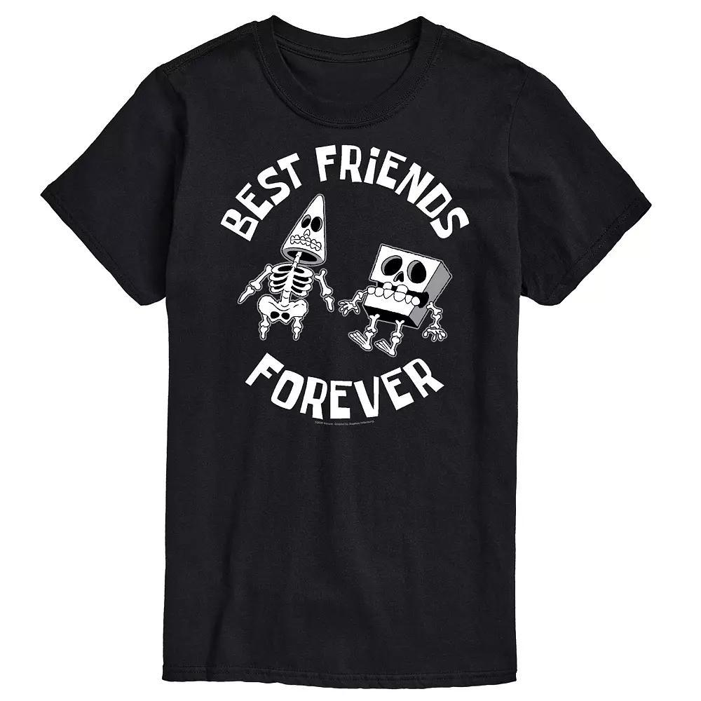 Big & Tall Spongebob Best Friends Forever Graphic Tee, Men's,  Product Image