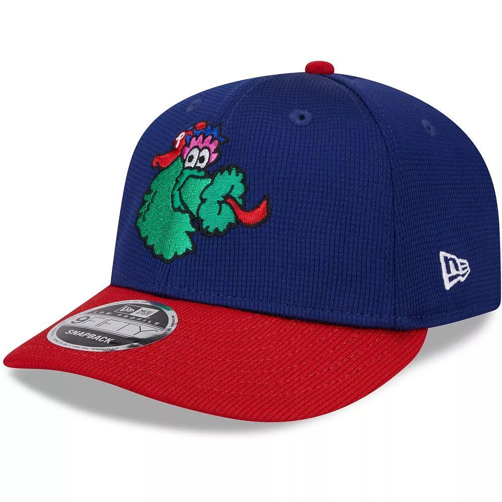Mens New Era Philadelphia Phillies 2024 Batting Practice Low Profile 9FIFTY Snapback Hat, Blue Product Image