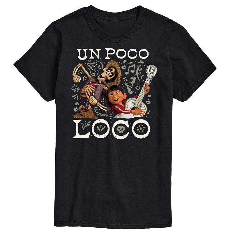 Disney's Coco Big & Tall Un Poco Loco Graphic Tee, Men's, Size: 5XB, Black Product Image