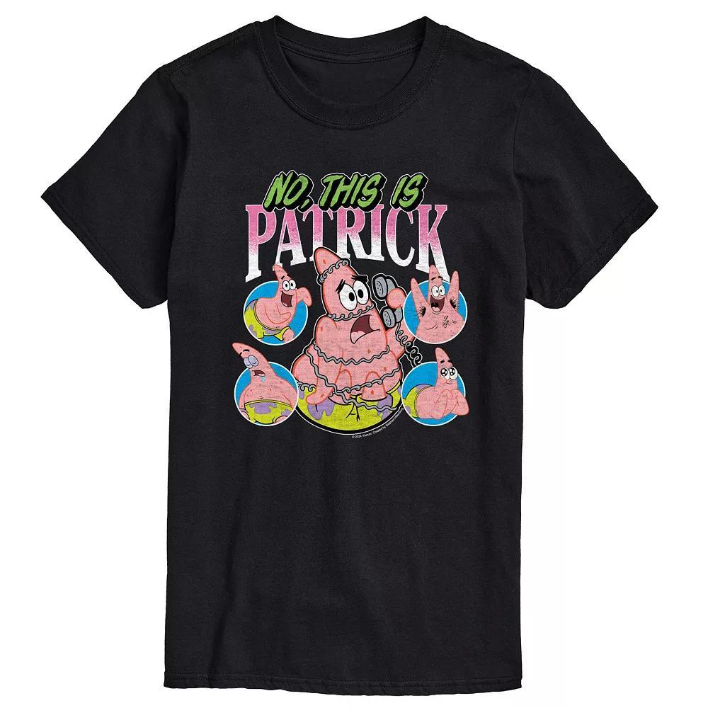Big & Tall Spongebob SquarePants No This Is Patrick Graphic Tee, Men's,  Product Image