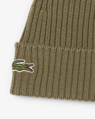 Rib Knit Brushed Wool Beanie Product Image