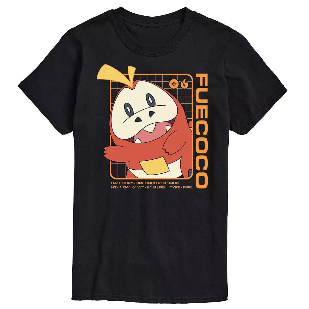 Men's Pokemon Fuecoco Stats Graphic Tee,  Product Image
