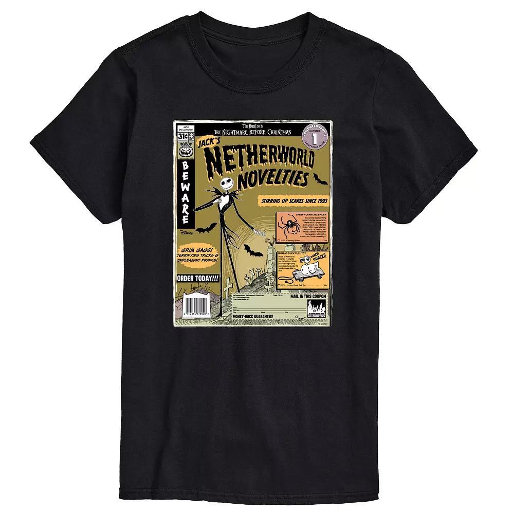 Disney's The Nightmare Before Christmas Men's Netherworld Graphic Tee, Size: Small, Black Product Image