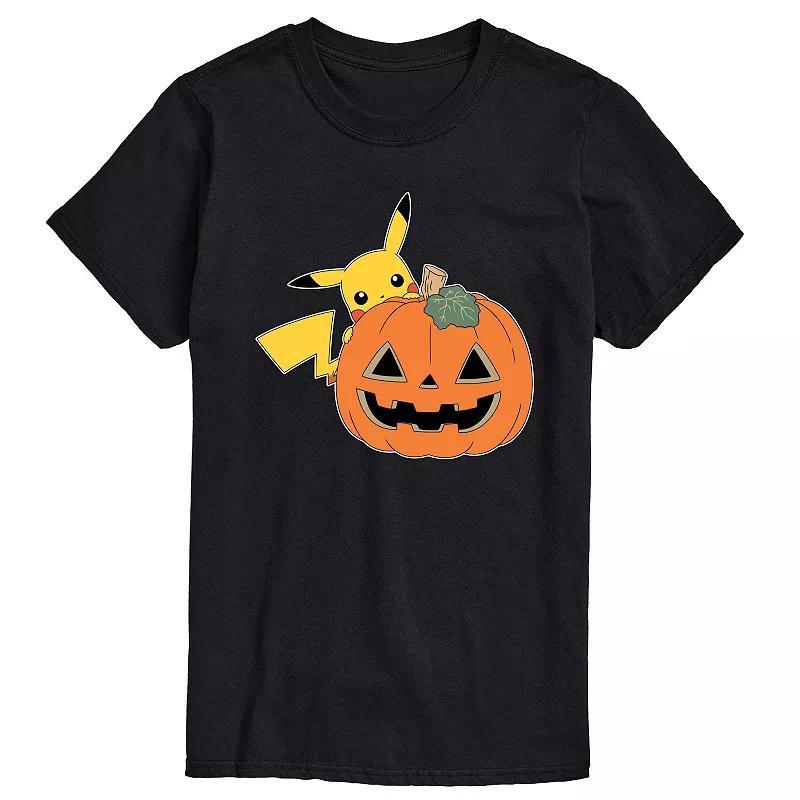 Big & Tall Pokemon Pika Pumpkin Tee, Men's,  Product Image
