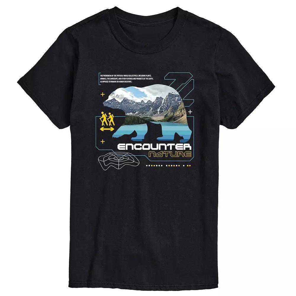 Men's Encounter Nature Graphic Tee, Size: Medium, Black Product Image