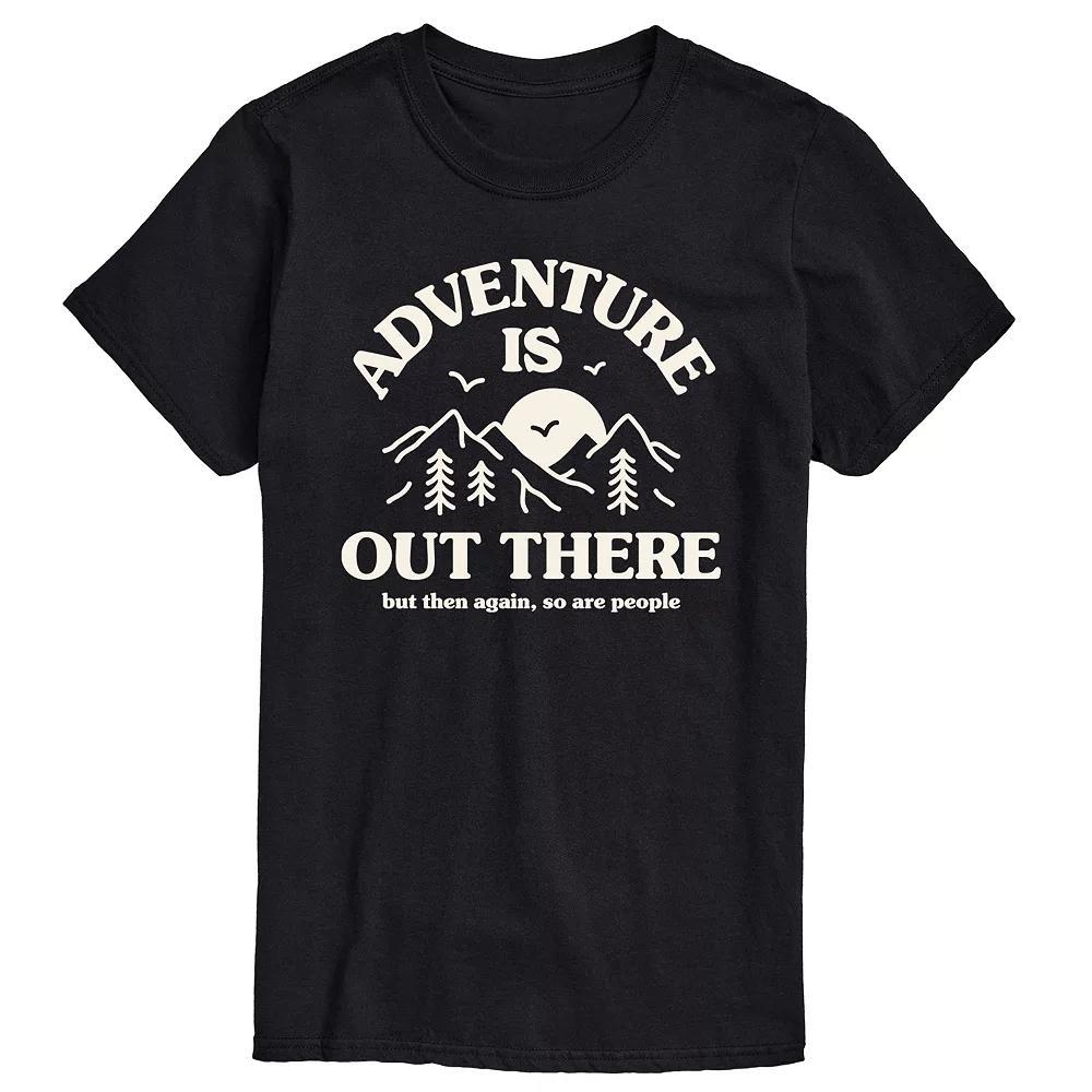 Men's Adventure Is Out There So Are People Graphic Tee, Size: Medium, Red Product Image