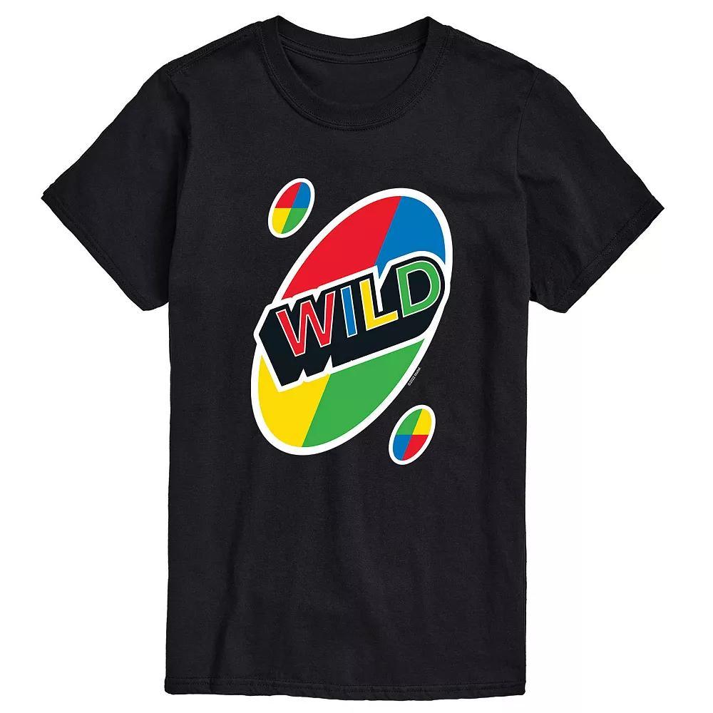 Men's Mattel UNO Wild Card Tee, Size: Large, Black Product Image