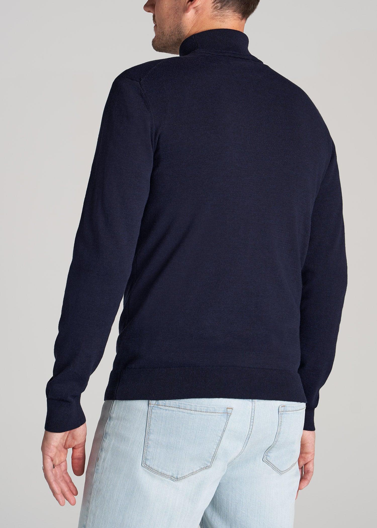 Men's Tall Turtleneck Sweater in Patriot Blue Product Image