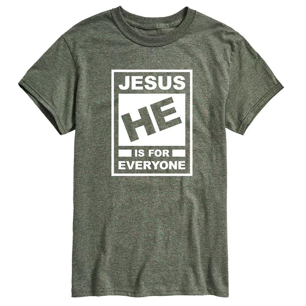 Men's Jesus Rating Graphic Tee, Size: XXL, Green Product Image