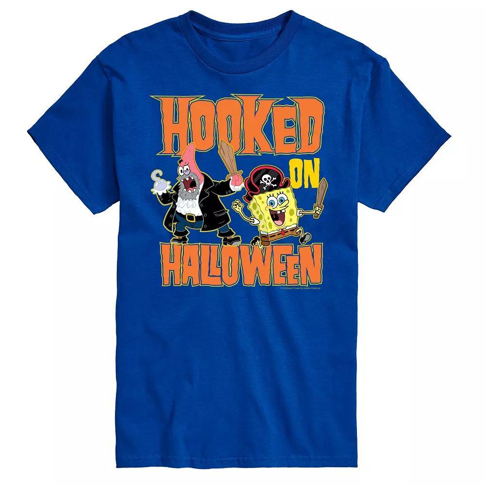 Big & Tall Spongebob Hooked On Halloween Graphic Tee, Men's,  Product Image