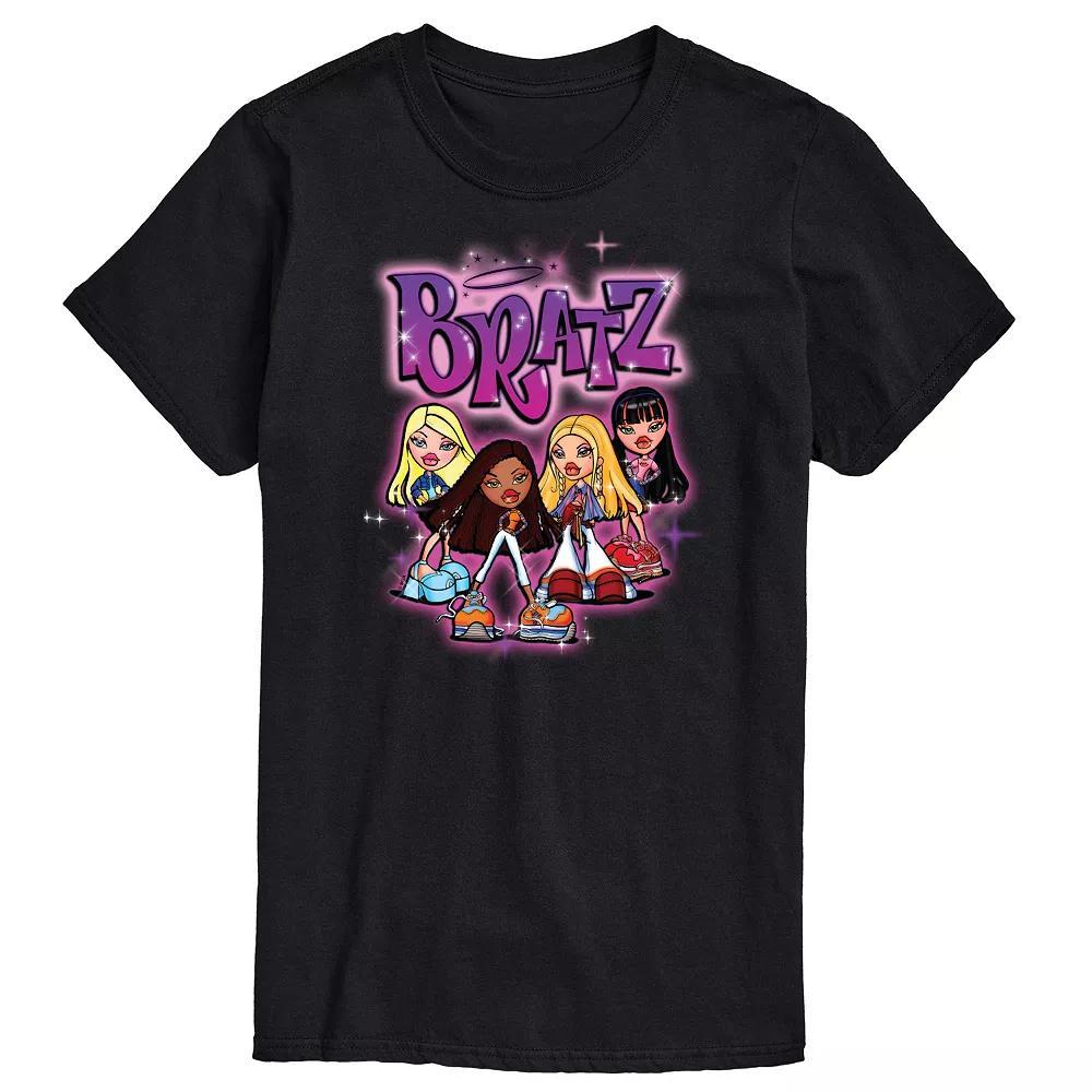 Men's Bratz Doll Group Graphic Tee, Size: Small, Black Product Image