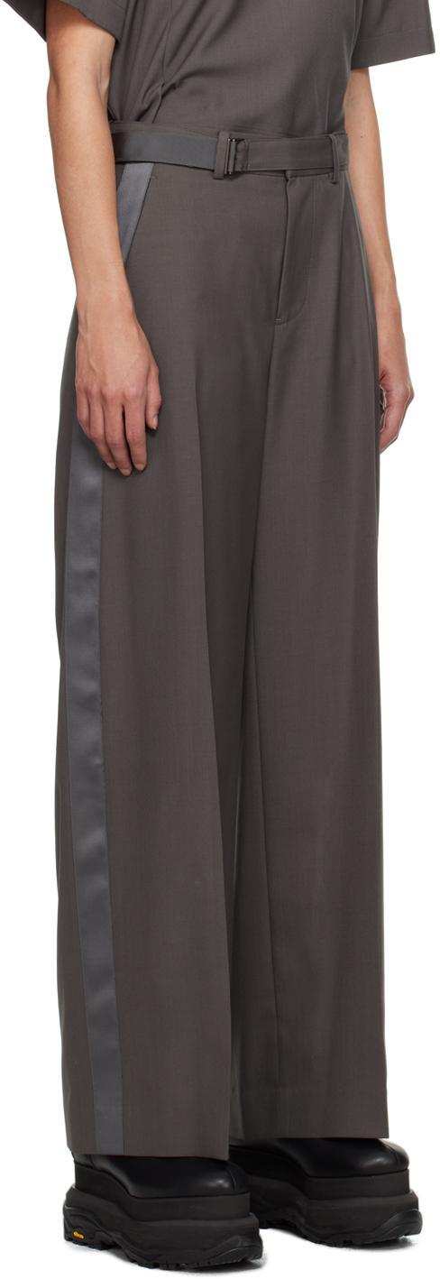 SACAI Taupe Suiting Trousers Product Image