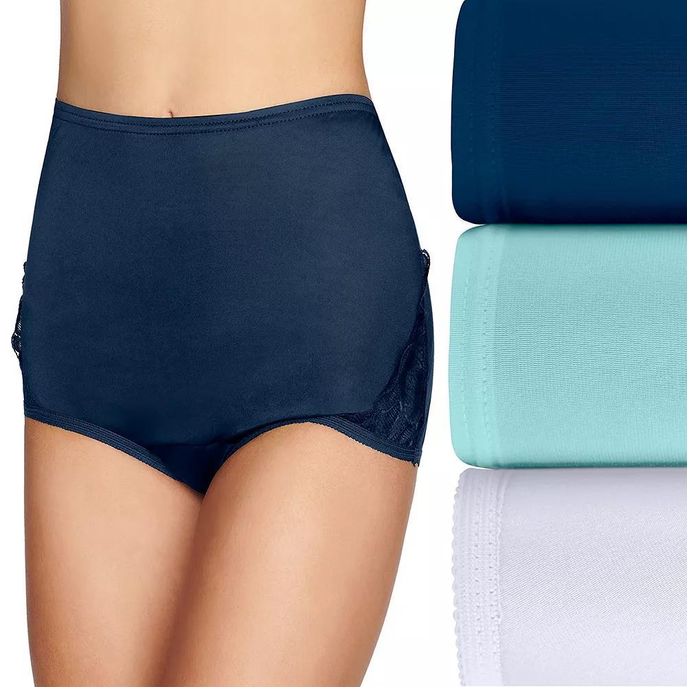 Women's Vanity Fair Lingerie® Perfectly Yours 3-Pack Noveau Brief Panty Set 13011,  Product Image