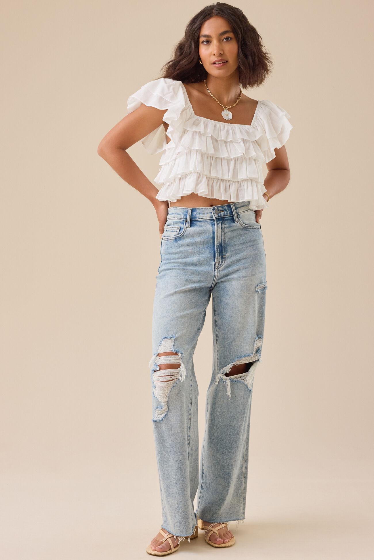 Simone Ruffle Top Product Image