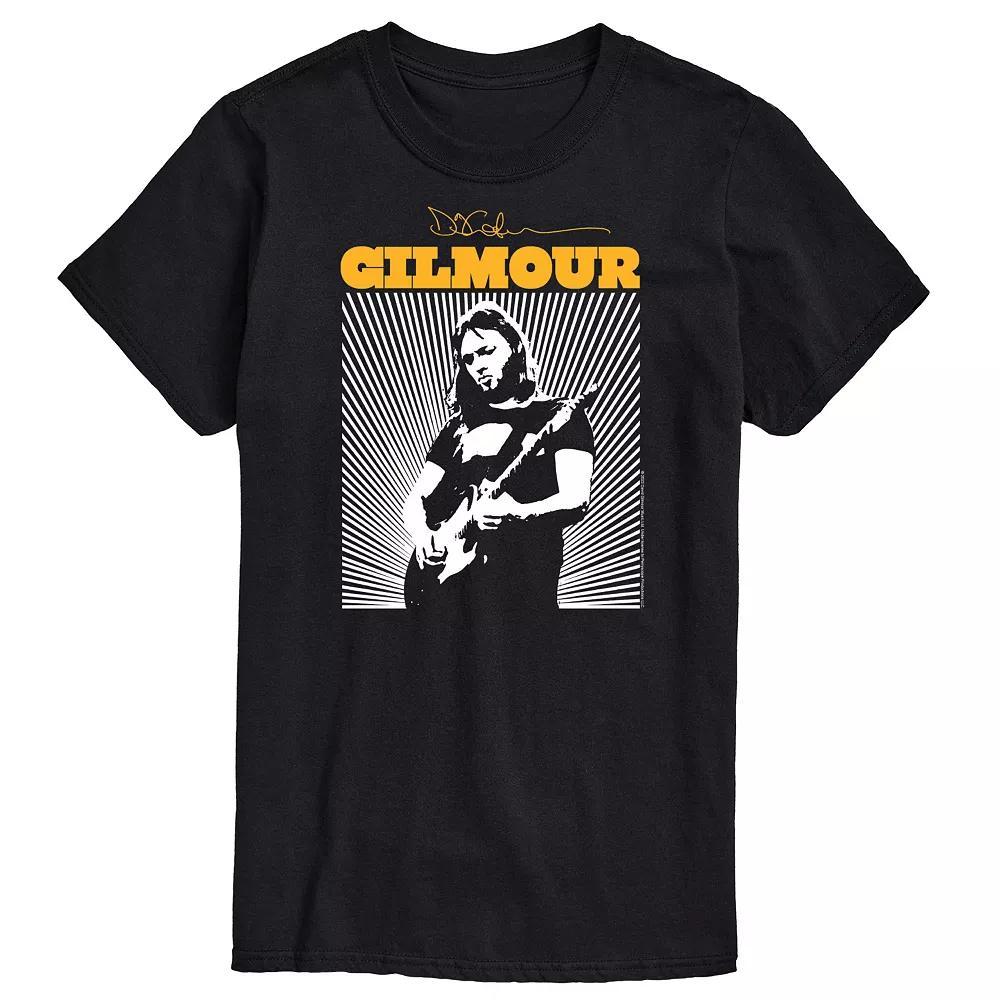 Big & Tall David Gilmour Live Tee, Men's, Size: XXL Tall, Black Product Image