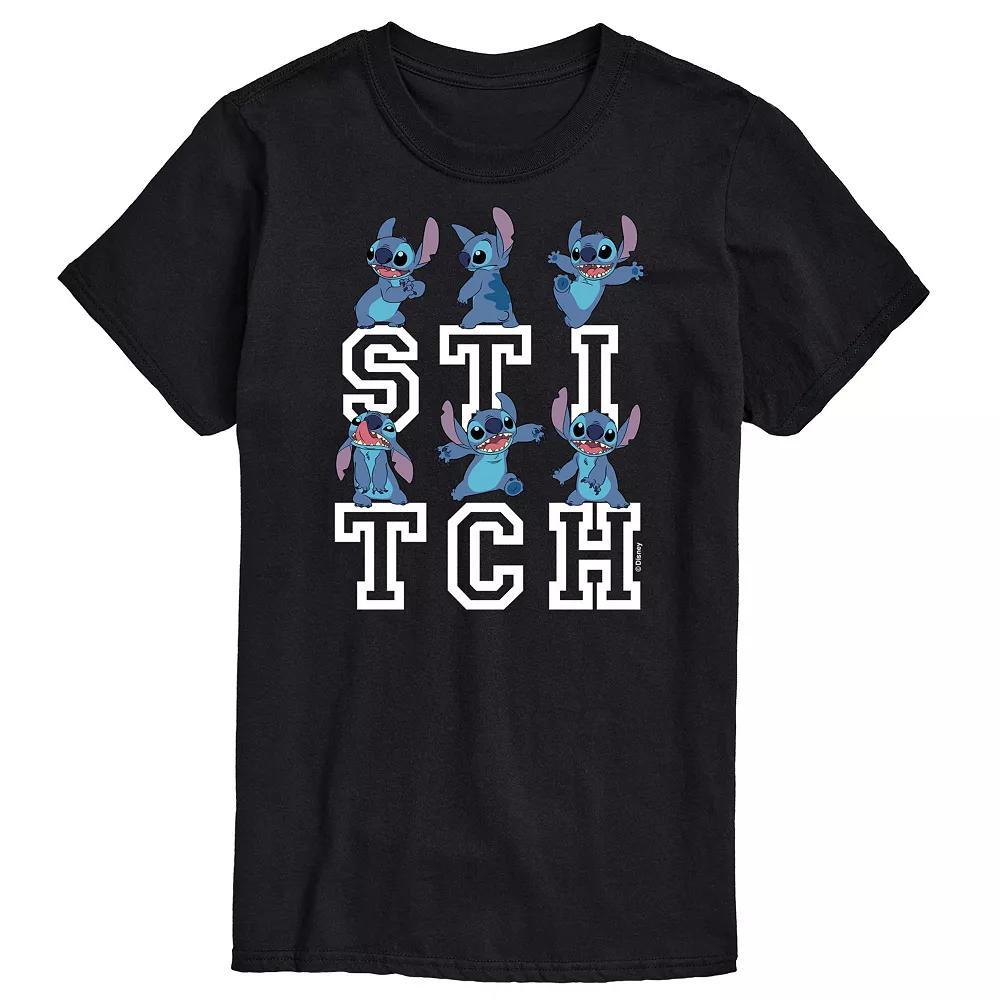 Disney's Lilo and Stitch Big & Tall Poses Graphic Tee, Men's,  Product Image