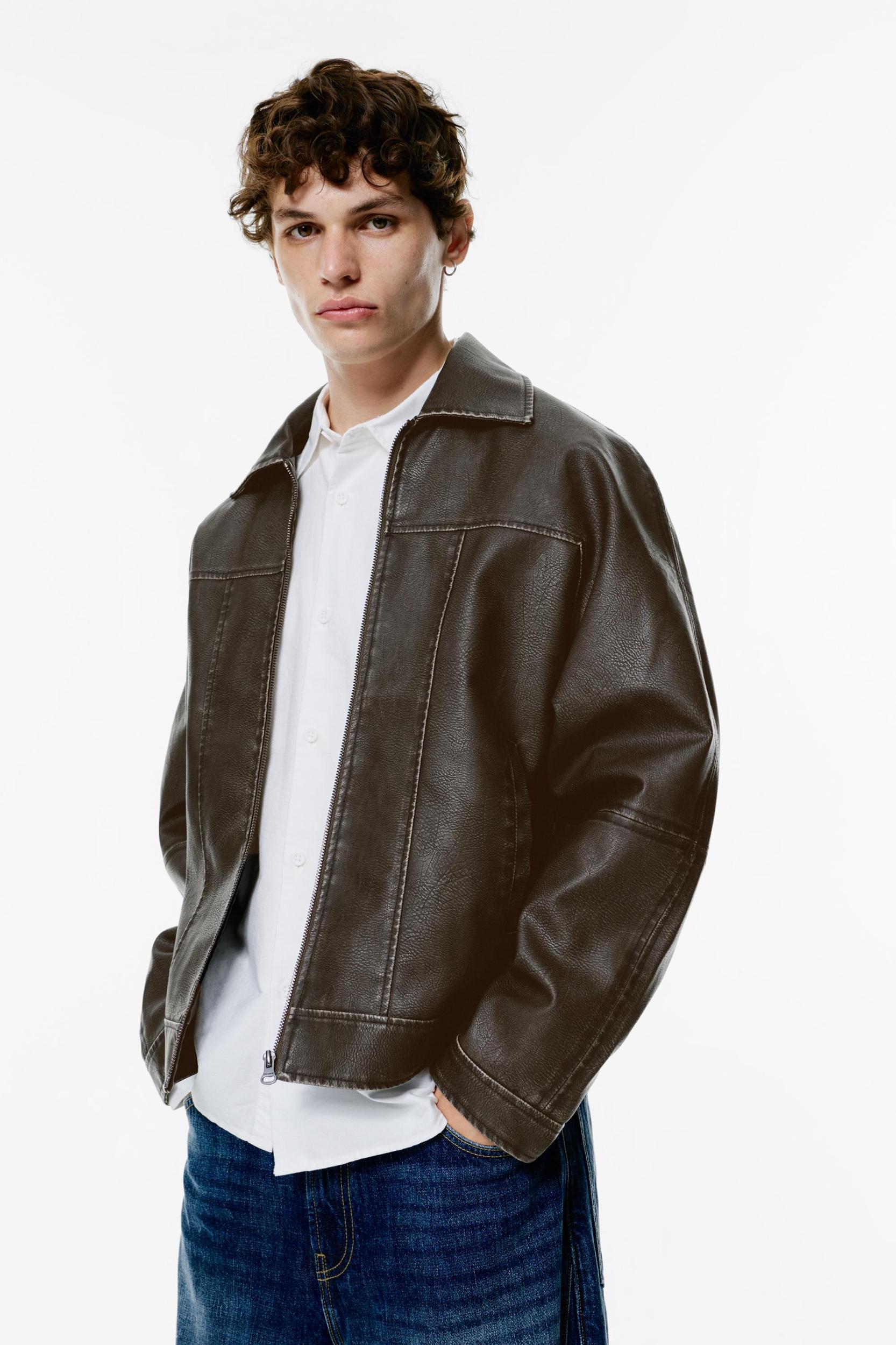 Faux leather jacket Product Image
