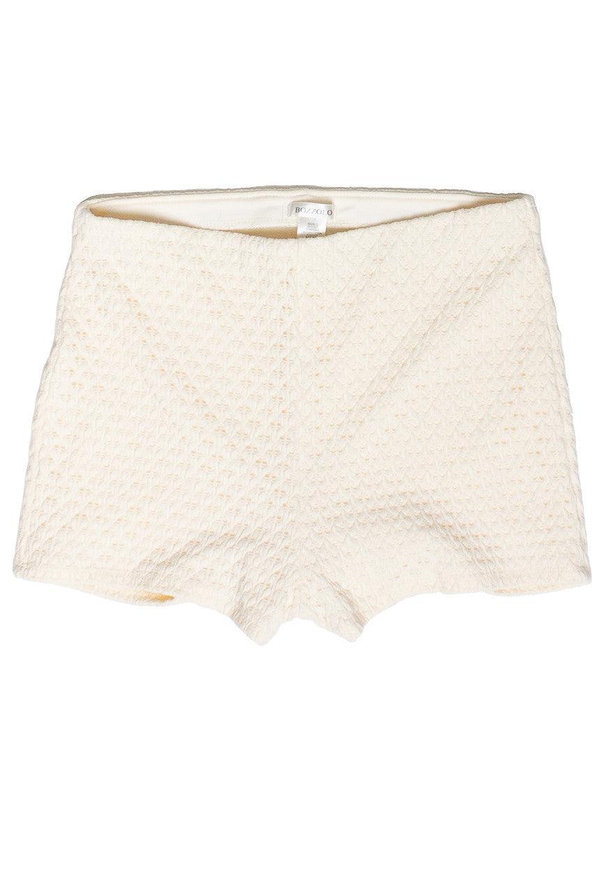 Textured Open Knit Lined Shorts Product Image